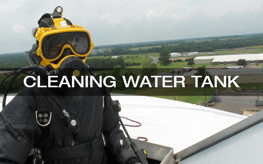 cleaning water tank